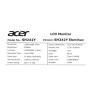 23.8" Монитор Acer SH242YEbmihux, 1920x1080, 100 Гц, IPS, 1 мс, 1000:1, 250 Кд/м², черный