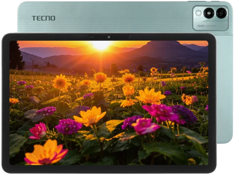 10.95" Планшет Tecno Megapad 11 LTE 8/128 ГБ, 8000 мА*ч, Android 14, зеленый