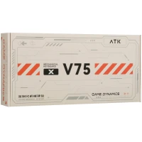 Клавиатура проводная + беспроводная ATK V75X, черный, серый, RGB