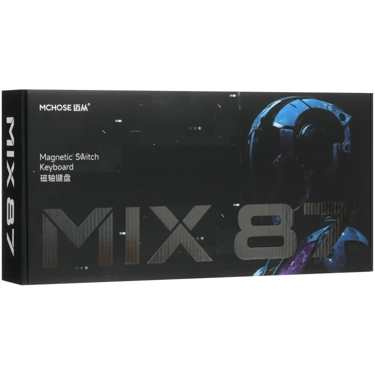 Клавиатура проводная MCHOSE Mix 87, Mount Tai Magnetic Switch GT, магнитная, белый