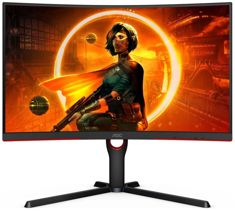 Монитор AOC CQ27G3SU/BK, 2560x1440, 165 Гц, *VA Монитор AOC CQ27G3SU/BK, 2560x1440, 165 Гц, *VA