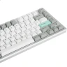 Клавиатура проводная + беспроводная ATK V75K, белый, серый, RGB