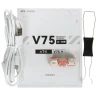 Клавиатура проводная + беспроводная ATK V75K, белый, серый, RGB