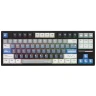 Клавиатура проводная + беспроводная ATK Z87 Pro Periodic Table, черный, серый, синий Клавиатура проводная + беспроводная ATK Z87 Pro Periodic Table, черный, серый, синий