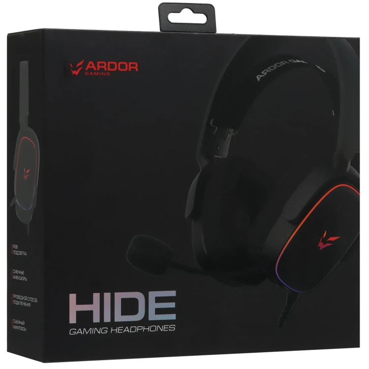 Проводные наушники ARDOR GAMING Hide, 7.1 Virtual, for PS4, PS5, Xbox One, Xbox Series X|S, черный Проводные наушники ARDOR GAMING Hide, 7.1 Virtual, for PS4, PS5, Xbox One, Xbox Series X|S, черный