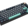 Клавиатура проводная VGN N75 Caribbean Blue, черный, голубой, RGB