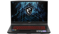 17.3" Ноутбук MSI GF76 Katana B12UCX-1004XRU, 1920x1080, IPS, Intel Core i5-12450H, RAM 16 ГБ, SSD 256 ГБ, GeForce RTX 2050 - 4 ГБ, без ОС, черный