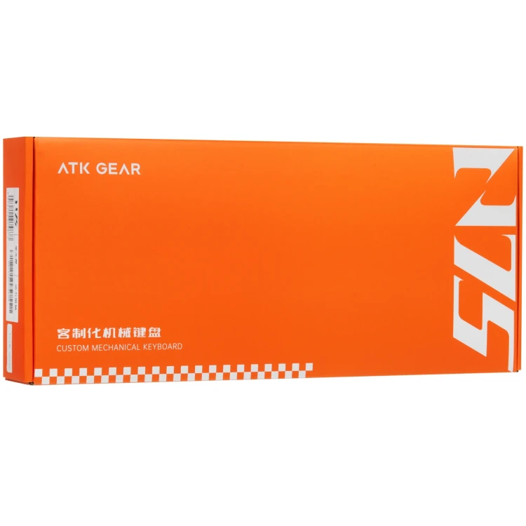 Клавиатура проводная VGN N75 Jelly Orange, белый, оранжевый, RGB