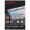 Клавиатура проводная + беспроводная ARDOR GAMING Patron 75 [AG-ZD-Pa83GY-BL-HS-G-Sub]
