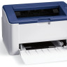 Принтер лазерный Xerox Phaser 3020BI, ч/б, A4, белый