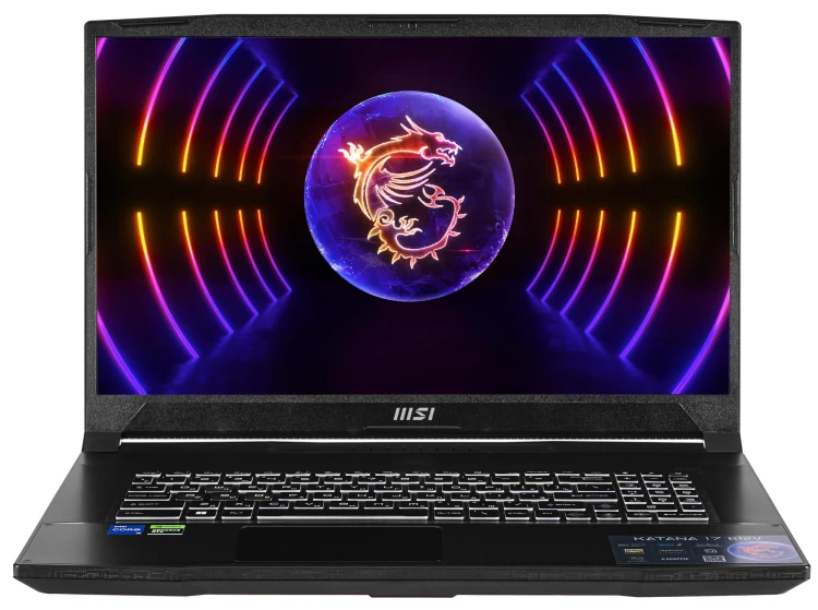 17.3" Ноутбук MSI Katana 17 B12VEK-268XRU, Intel Core i5-12450H, RAM 16 ГБ, SSD 512 ГБ, GeForce RTX 4050 - 6 ГБ, без ОС 17.3" Ноутбук MSI Katana 17 B12VEK-268XRU, Intel Core i5-12450H, RAM 16 ГБ, SSD 512 ГБ, GeForce RTX 4050 - 6 ГБ, без ОС