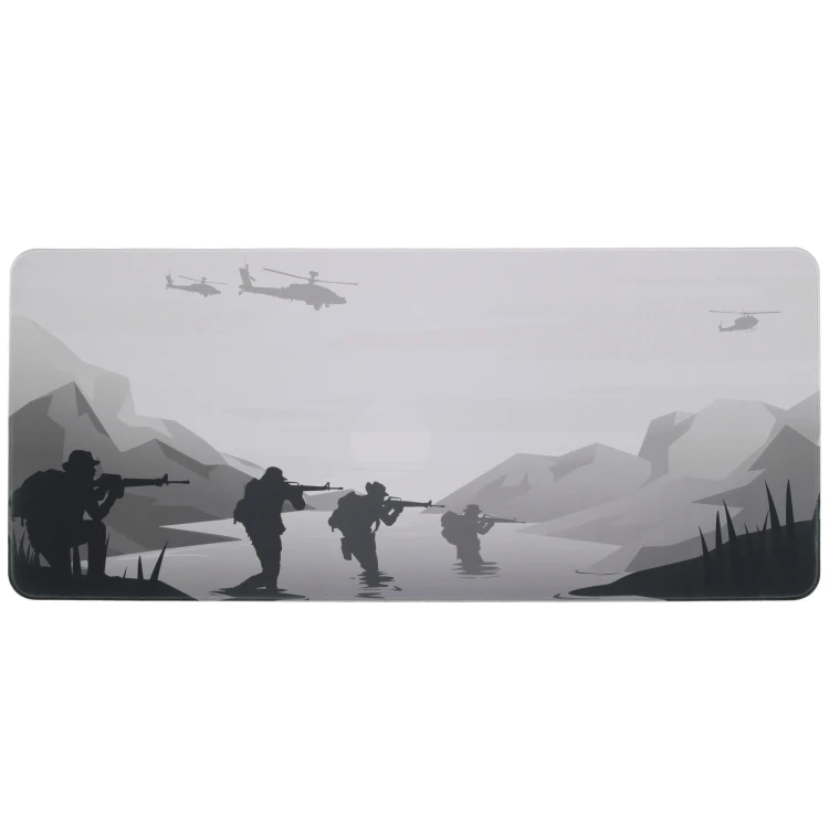 Коврик Aceline Soldiers 01 Black&White (XL), полиэстер, резина, разноцветный Коврик Aceline Soldiers 01 Black&White (XL), полиэстер, резина, разноцветный