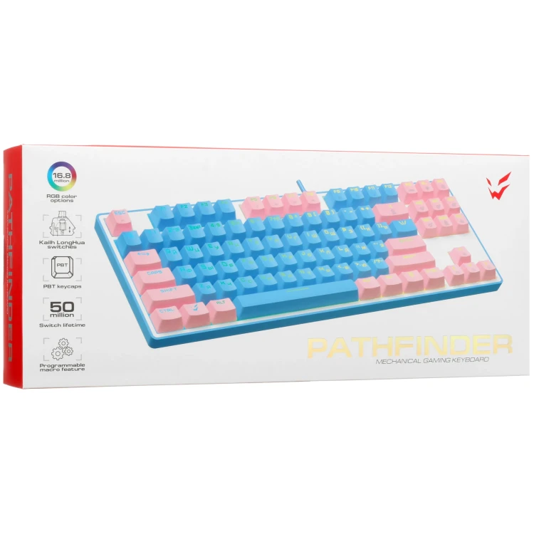 Клавиатура проводная ARDOR GAMING Pathfinder [AG-FL-Pa87LRed-BP]