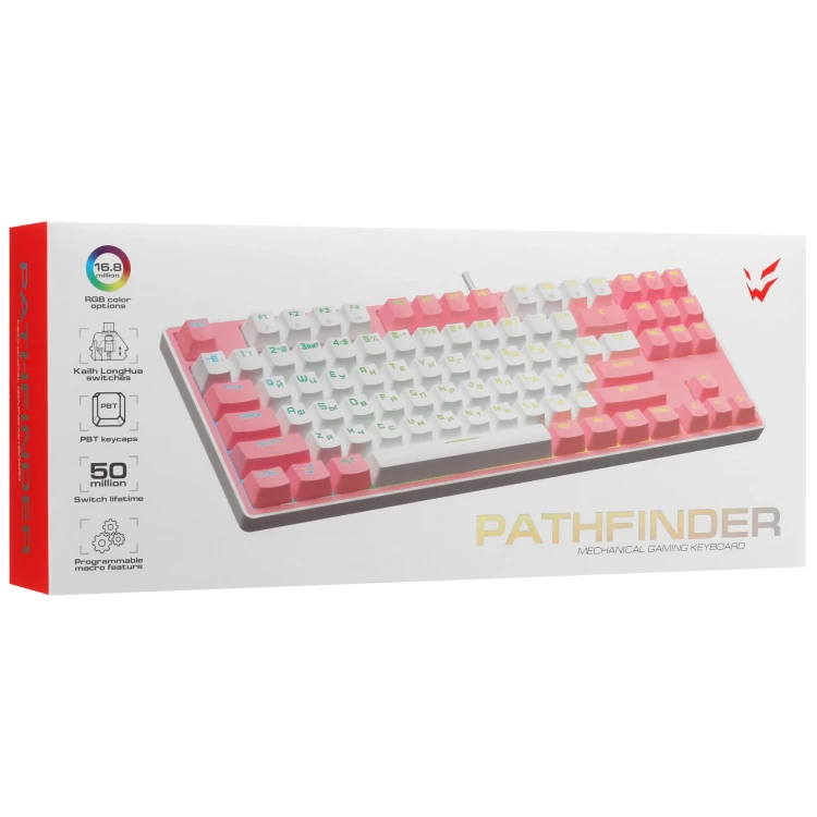 Клавиатура проводная ARDOR GAMING Pathfinder [AG-FL-Pa87LRed-WP]