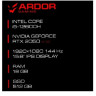 15.6" Ноутбук ARDOR GAMING NEO N15-I5ND410, Intel Core i5-12450H, DDR4 16 ГБ, SSD 512 ГБ, GeForce RTX 2050 - 4 ГБ 15.6" Ноутбук ARDOR GAMING NEO N15-I5ND410, Intel Core i5-12450H, DDR4 16 ГБ, SSD 512 ГБ, GeForce RTX 2050 - 4 ГБ