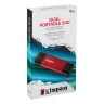 1024 ГБ Внешний SSD Kingston Dual Portable SSD [SPSD/1TB], Type-A, Type-C