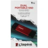1024 ГБ Внешний SSD Kingston Dual Portable SSD [SPSD/1TB], Type-A, Type-C