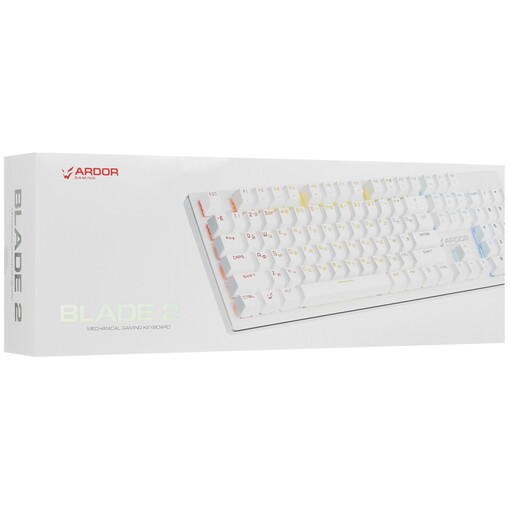 Клавиатура проводная ARDOR GAMING Blade 2 [AG-FL-B2104Hush-W-HS]