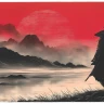 Коврик ARDOR GAMING Dark Asia Yujitsu (XL) черный, 900 мм x 400 мм x 4 мм