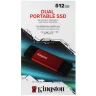 512 ГБ Внешний SSD Kingston Dual Portable SSD [SPSD/512GB], Type-A, Type-C