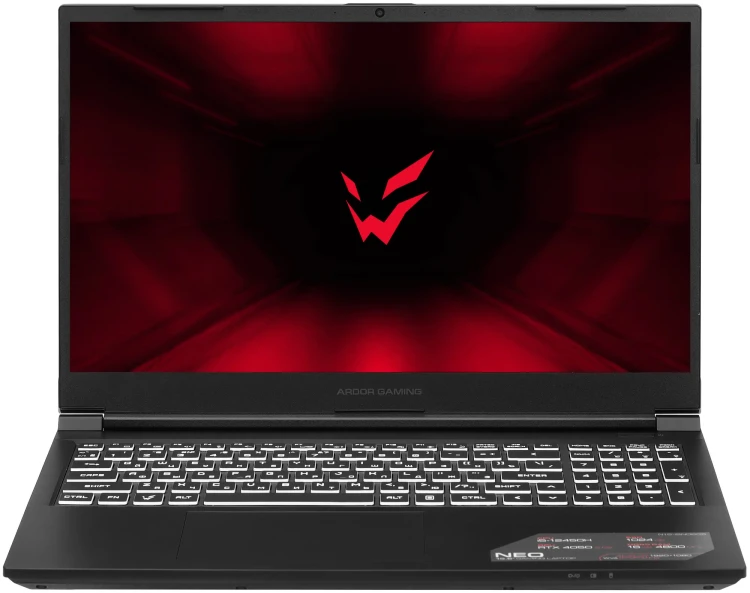 15.6" Ноутбук ARDOR Gaming NEO N15-I5ND608, Intel Core i5-12450H, DDR5-16ГБ, SSD-1ТБ, GeForce RTX 4050-6ГБ, без ОС 15.6" Ноутбук ARDOR Gaming NEO N15-I5ND608, Intel Core i5-12450H, DDR5-16ГБ, SSD-1ТБ, GeForce RTX 4050-6ГБ, без ОС