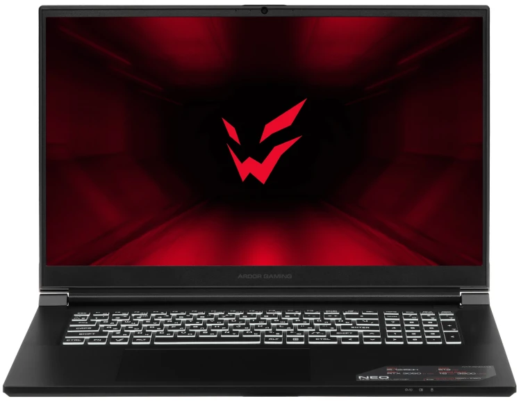 17.3" Ноутбук ARDOR GAMING NEO N17-I5ND414, Intel Core i5-12450H, DDR4 - 16 ГБ, SSD 512 ГБ, GeForce RTX 3050 - 6 ГБ