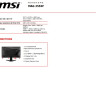 24.5" Монитор MSI MAG 255XF, 1920x1080, 300 Гц, IPS, 250 Кд/м², Adaptive-Sync, черный 24.5" Монитор MSI MAG 255XF, 1920x1080, 300 Гц, IPS, 250 Кд/м², Adaptive-Sync, черный