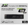 512 ГБ Внешний SSD AGI ED138 Pro [AGI512G33ED138P-CB], Type-A, Type-C