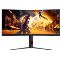 34" Монитор AOC CU34G4, 3440x1440, 180 Гц, VA, 2500:1, 300 Кд/м², черный