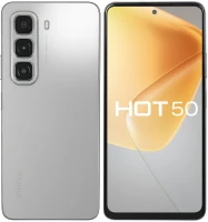 6.78" Смартфон Infinix HOT 50 8/128 ГБ, IPS, 120 Гц, 5000 мА*ч, NFC, серый