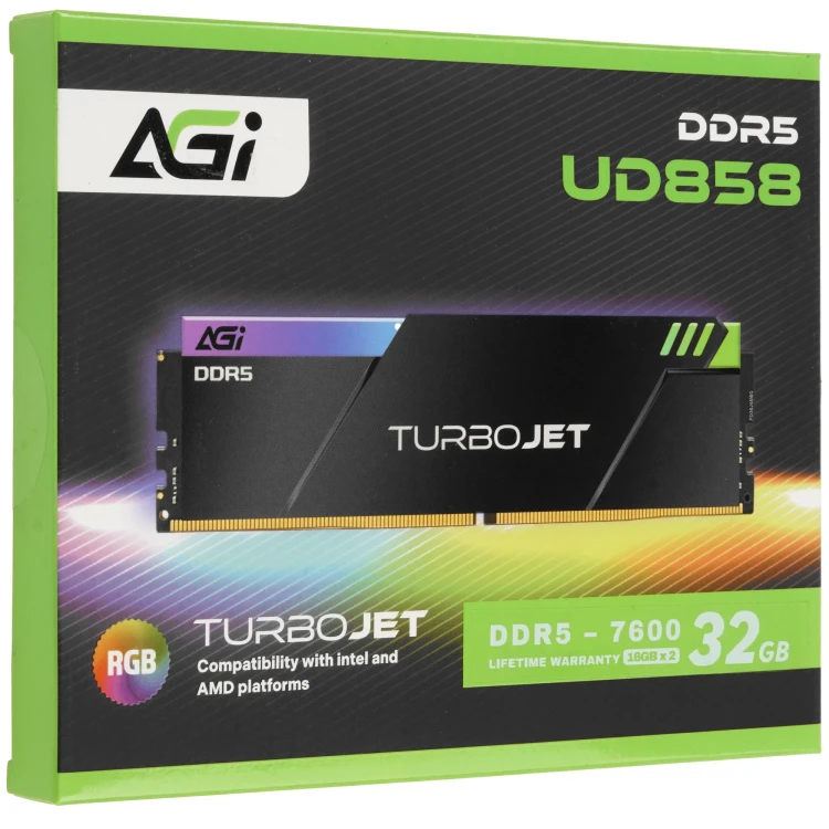 Оперативная память AGI TurboJet RGB [AGI7CPC16UD858-DC] 32 ГБ