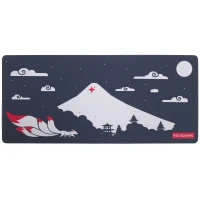 Коврик Red Square Kitsune Black (2XL), 900 x 400 x 3, полиэстер, черный