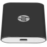 250 ГБ Внешний SSD HP P500 [7NL52AA#ABB], USB 3.2 Gen 1 Type-C, черный