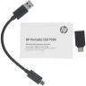 250 ГБ Внешний SSD HP P500 [7NL52AA#ABB], USB 3.2 Gen 1 Type-C, черный
