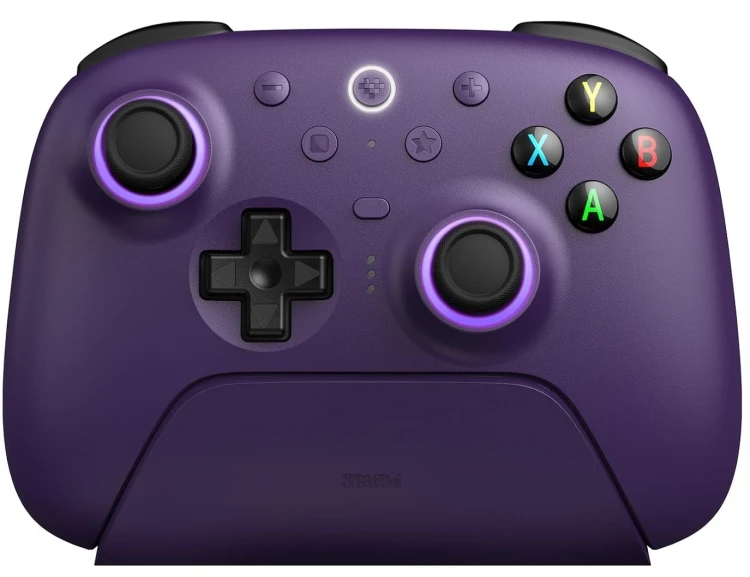 Геймпад беспроводной 8BitDo Ultimate 2 фиолетовый, черный, USB Type-A, Bluetooth, радиоканал Геймпад беспроводной 8BitDo Ultimate 2 фиолетовый, черный, USB Type-A, Bluetooth, радиоканал