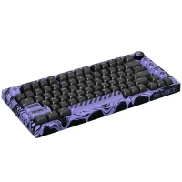 Клавиатура проводная Дарк проджект x AKKO 5075S фиолетовый, g3ms Sapphire