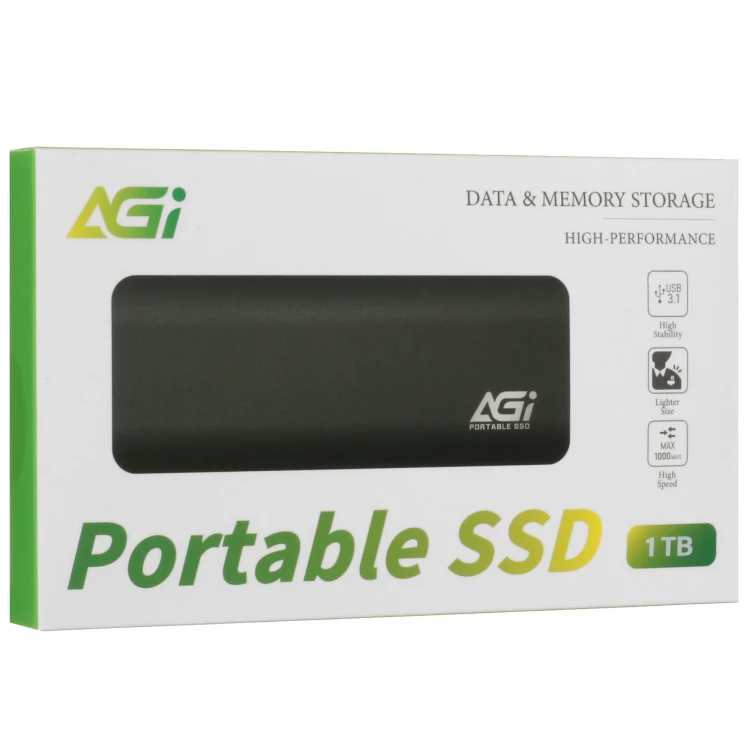 1000 ГБ Внешний SSD AGI ED198 [AGI1T0GIMED198], USB 3.2 Gen 2 Type-C