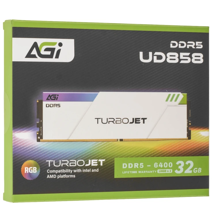 Оперативная память AGI TurboJet RGB [AGI6GPD16UD858-DC] 32 ГБ