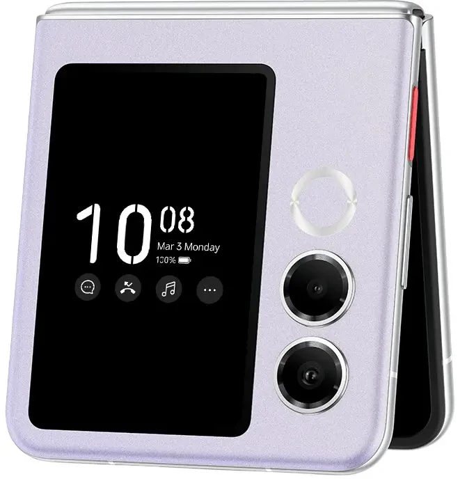 6.9" Смартфон Nubia Flip 2 8/256 ГБ, 2790x1188, AMOLED, 120 Гц, 5G, фиолетовый
