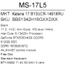 17.3" Ноутбук MSI Katana 17 B13UCR-1491XRU, Intel Core i5-13420H, DDR5 16 ГБ, SSD 512 ГБ, GeForce RTX 3050 - 4 ГБ 17.3" Ноутбук MSI Katana 17 B13UCR-1491XRU, Intel Core i5-13420H, DDR5 16 ГБ, SSD 512 ГБ, GeForce RTX 3050 - 4 ГБ