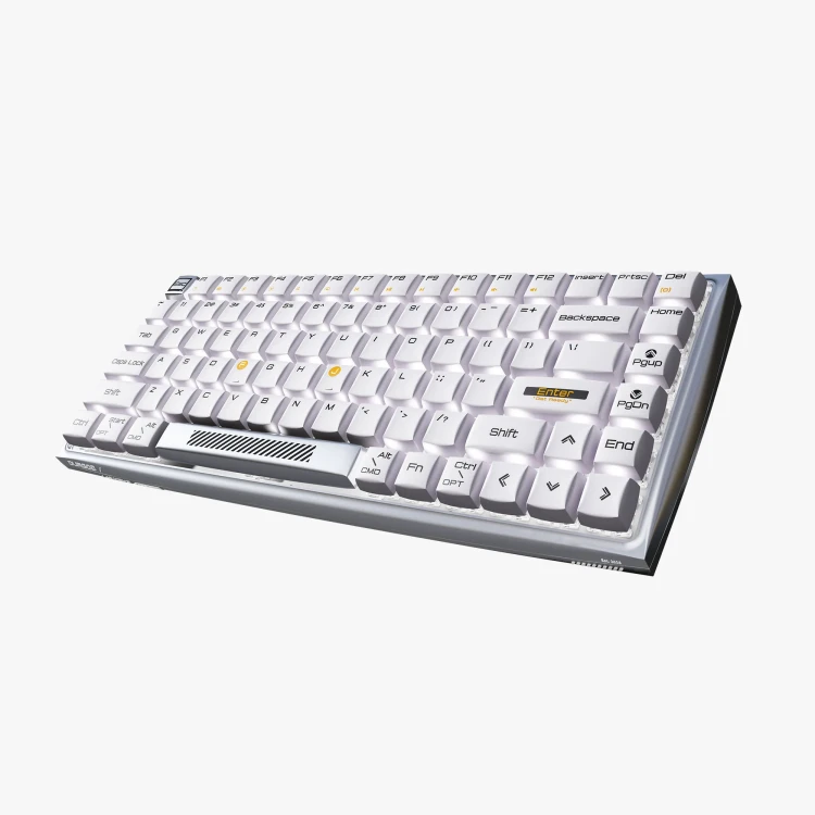 Клавиатура беспроводная Durgod K710 Hi Keys серебристый
