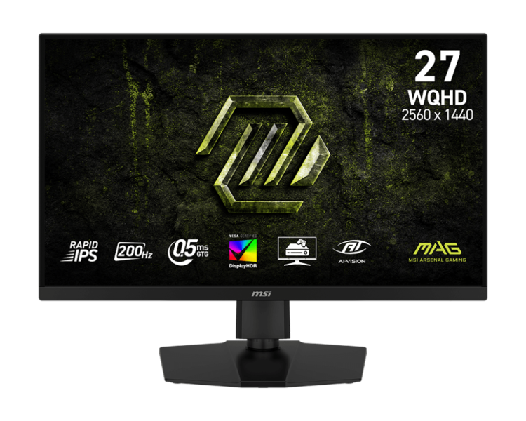 27" Монитор MSI MAG 274QPF E20, 2560x1440, 200 Гц, Rapid IPS, 0.5 мс, черный