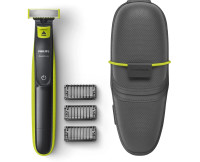 Триммер Philips OneBlade QP2520/65, черный/салатовый
