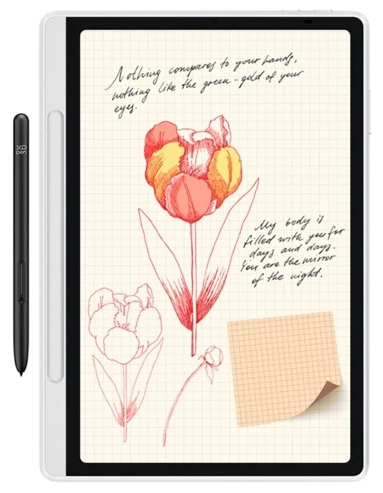 10.1" Планшет XPPen Magic Note Pad 6/128 ГБ, 90 Гц, Android 14.x, 8000 мА*ч, серебристый + стилус + чехол