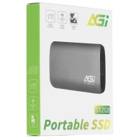 512 ГБ Внешний SSD AGI ED138 [AGI512GIMED138], USB 3.2 Gen 2 Type-C