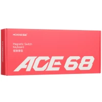 Клавиатура проводная MCHOSE Ace 68, магнитная, розовый, Ice Rhino Magnetic Switch