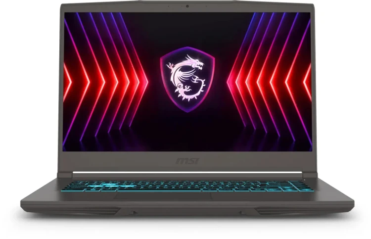 15.6" Ноутбук MSI Thin 15 B12VE-2075XRU, 1920x1080, IPS, Intel Core i5 12450H, RAM 16 ГБ, SSD 1 ТБ, GeForce RTX 4050 - 6 ГБ, без ос, серый космос