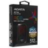 512 ГБ Внешний SSD ADATA ASE770G [ASE770G-512GU32G2-CBK], USB 3.2 Gen 2 Type-C, RGB, OTG