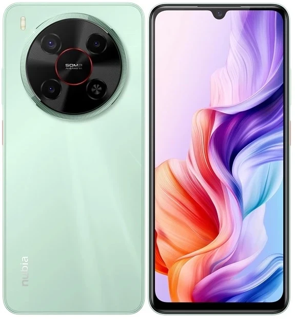 6.9" Смартфон Nubia V70 Max 6/128 ГБ, 4G, GPS, 6000 мА*ч, зеленый