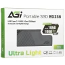 1000 ГБ Внешний SSD AGI ED238 [AGI1T0G33ED238], USB 3.2 Gen 2 Type-C